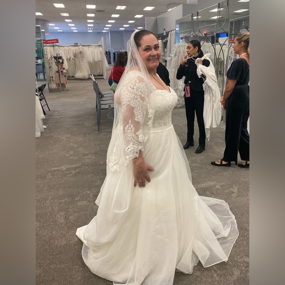 Beautiful Plus size Wedding Dress - Picture 3 of 4